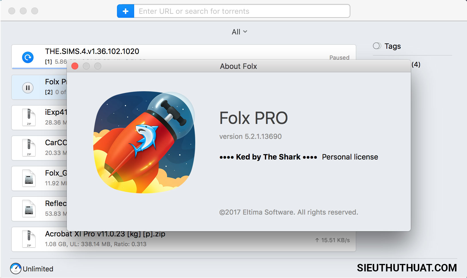 Folx Pro 5.1.13668